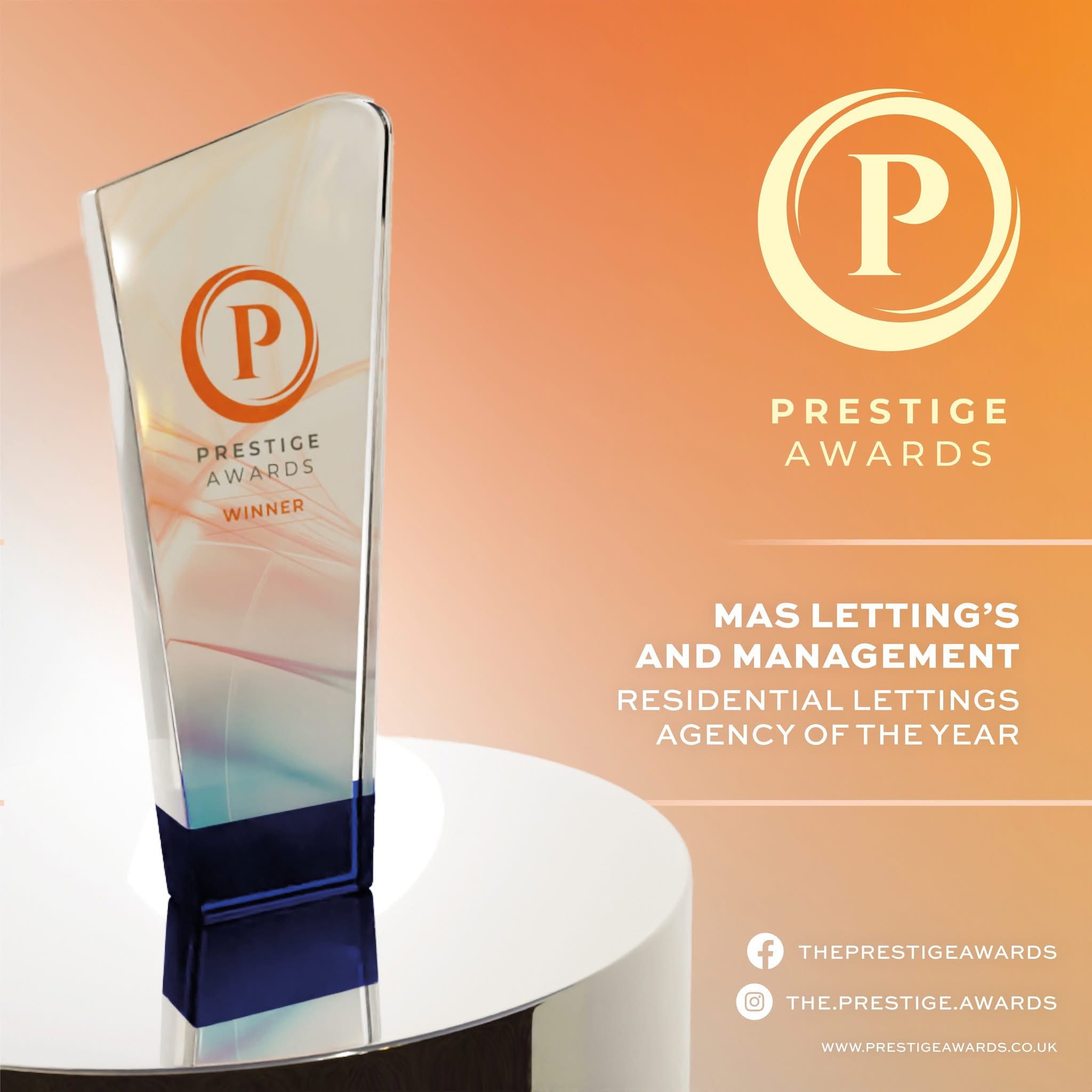 Prestige Awards Residential Lettings Agency of the Year